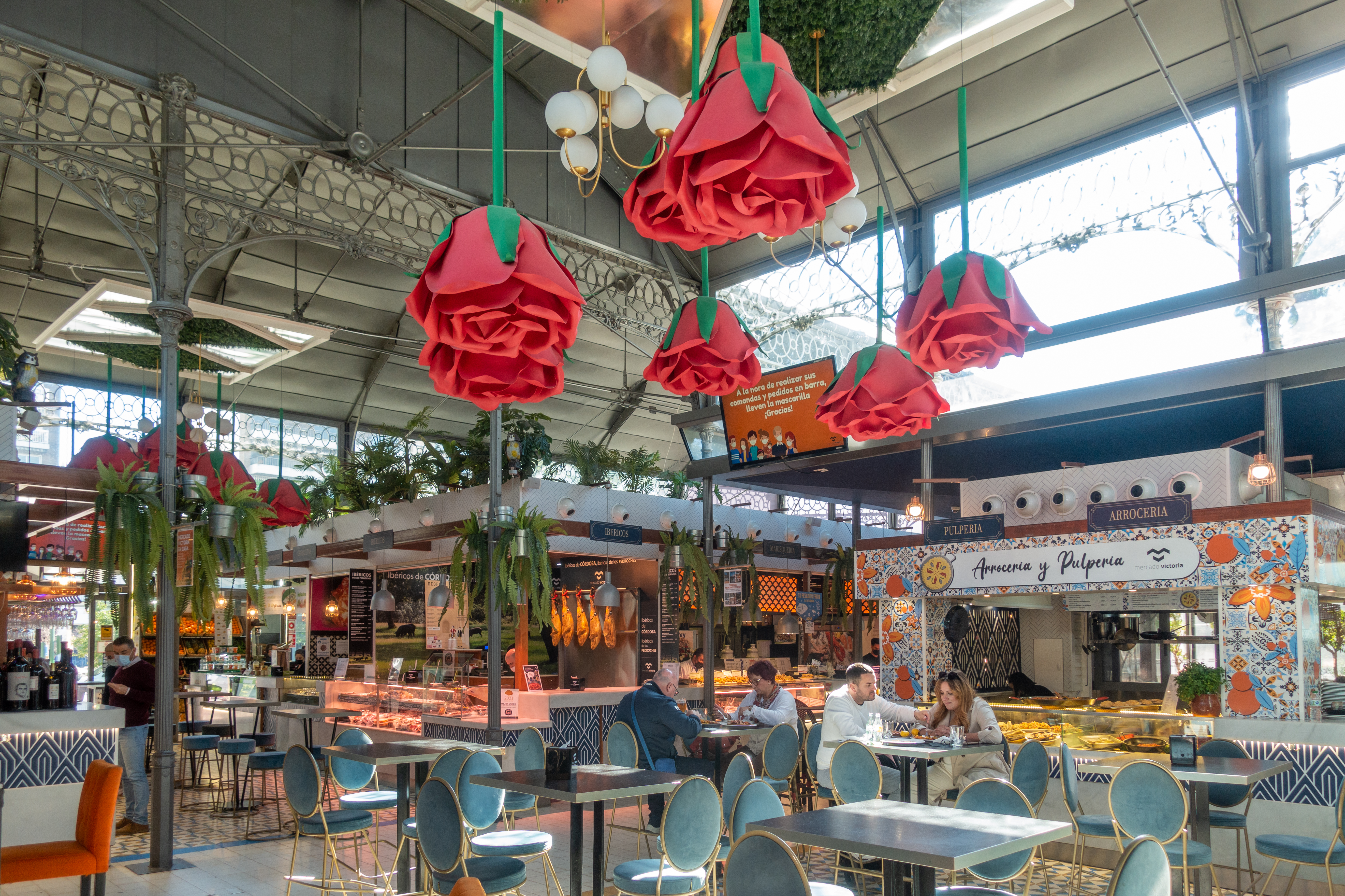 Interior del Mercado Victoria de Córdoba